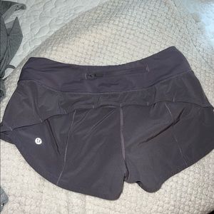 Dark purple speed up shorts size 4 2.5 inch